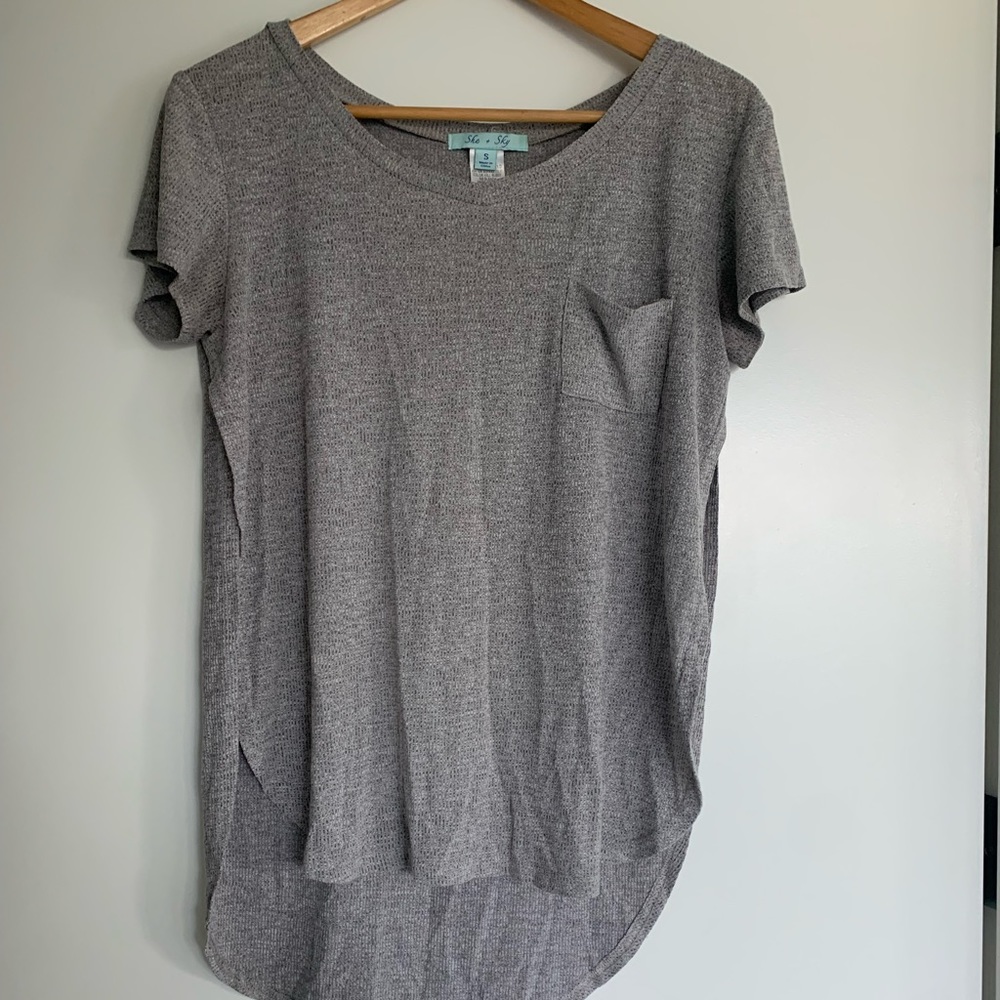 Gray She + Sky T-Shirt (Size S)